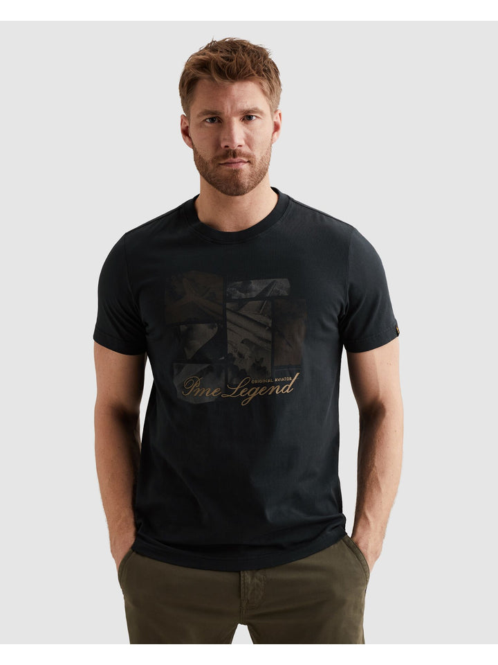 Short sleeve r-neck single jersey, Carbon 5282 Bild 3