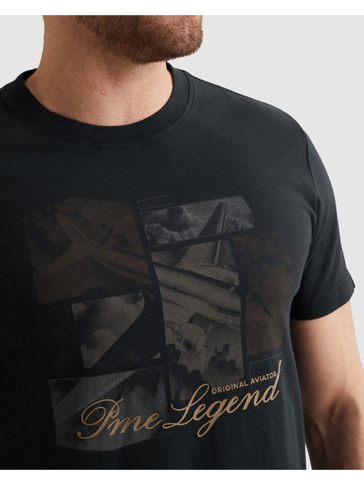 Short sleeve r-neck single jersey, Carbon 5282 Bild 5