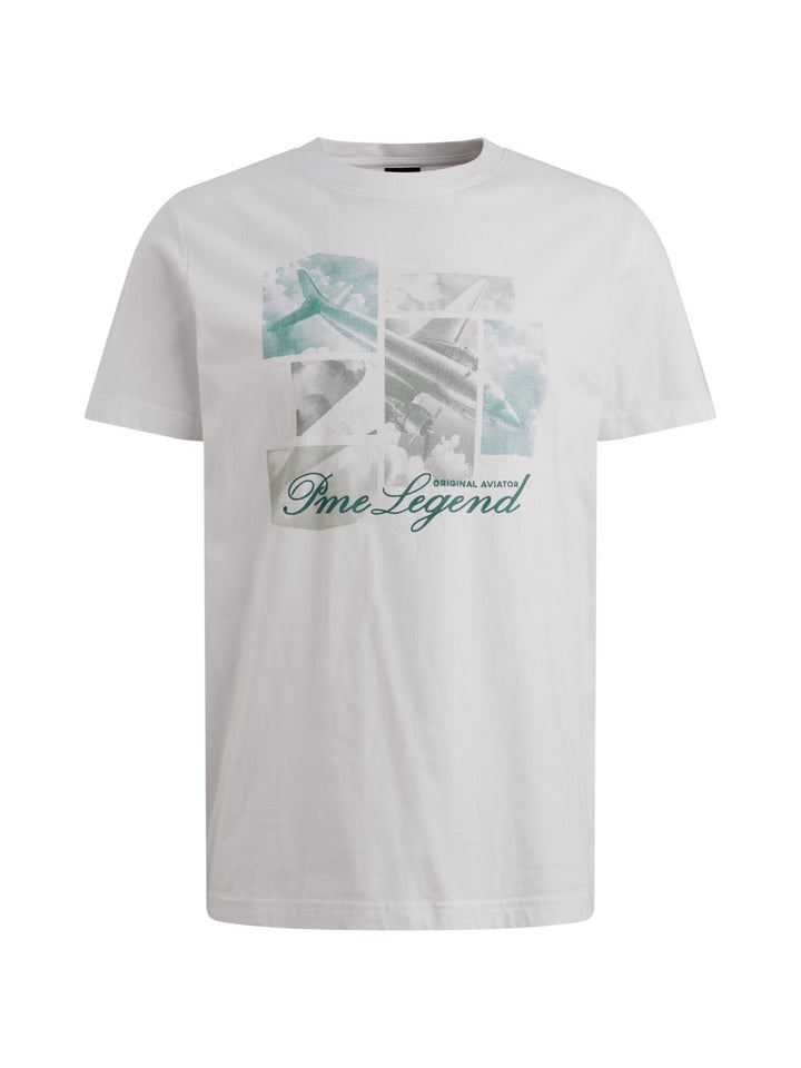 Short sleeve r-neck single jersey, Bright White 7003 Bild 1