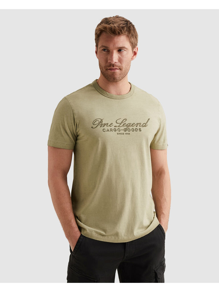 Short sleeve r-neck single jersey, Spray Green 6001 Bild 3