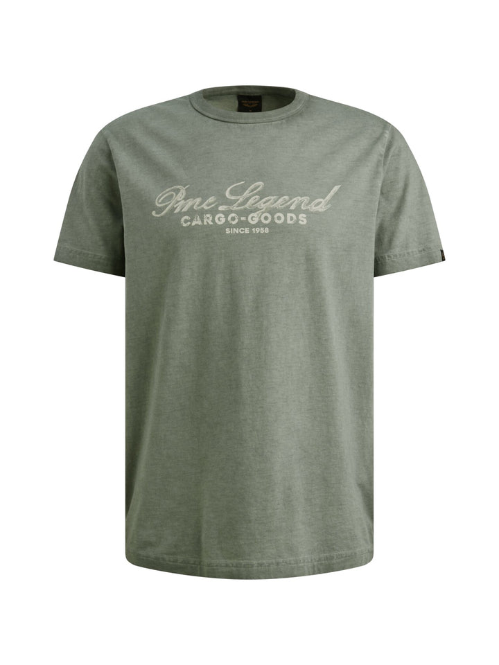 Short sleeve r-neck single jersey, Iceberg Green 6123 Bild 1