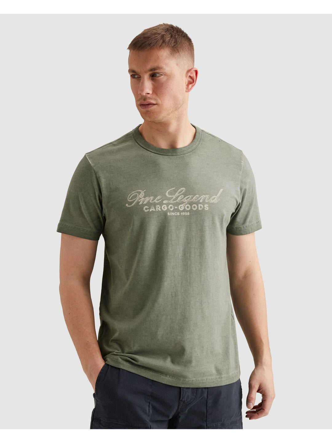 Short sleeve r-neck single jersey, Iceberg Green 6123 Bild 3