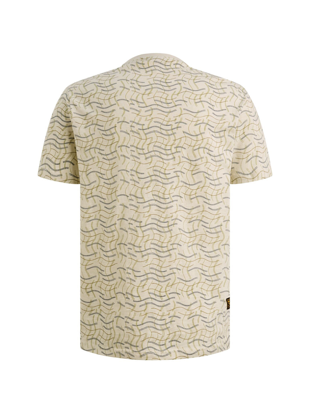 Short sleeve r-neck slub jersey ao, Bone White 7013 Bild 2