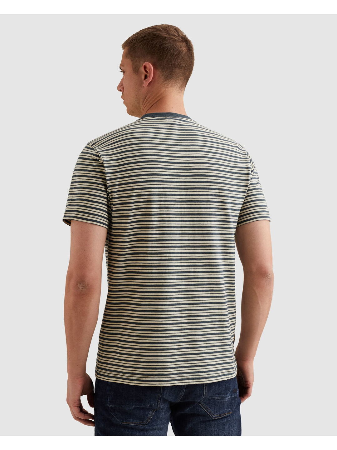 Short sleeve r-neck yd stripe jers, Sargasso Sea 5332 Bild 4