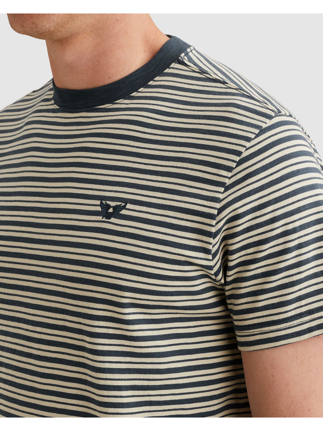 Short sleeve r-neck yd stripe jers, Sargasso Sea 5332 Bild 5