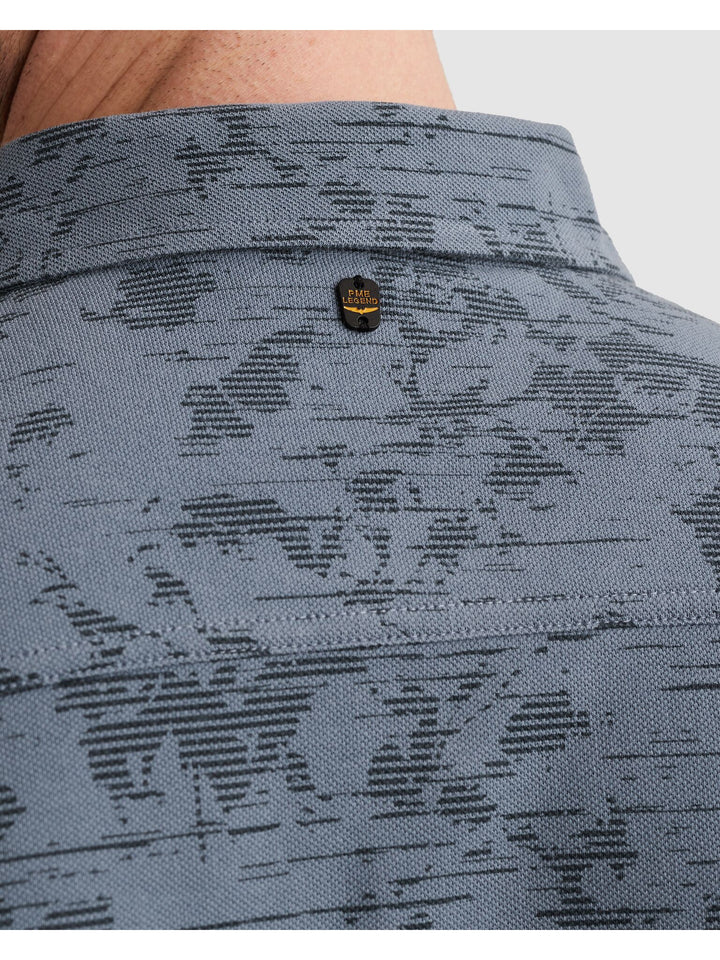 Short Sleeve Shirt Aop On Jersey P, Bijou Blue 5052 Bild 7