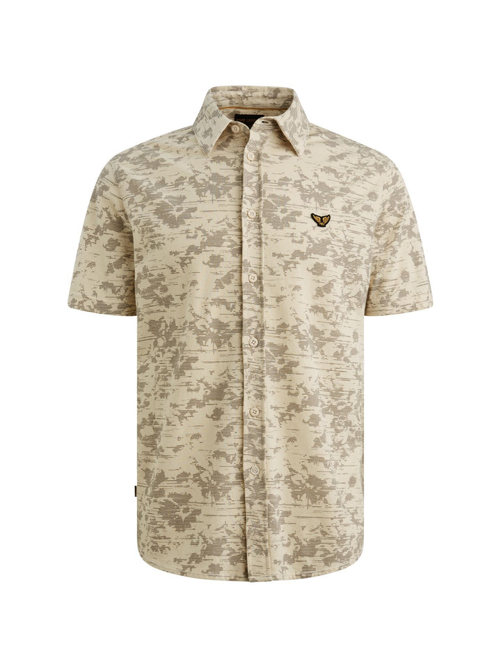 Short Sleeve Shirt Aop On Jersey P, Birch 7011 Bild 1
