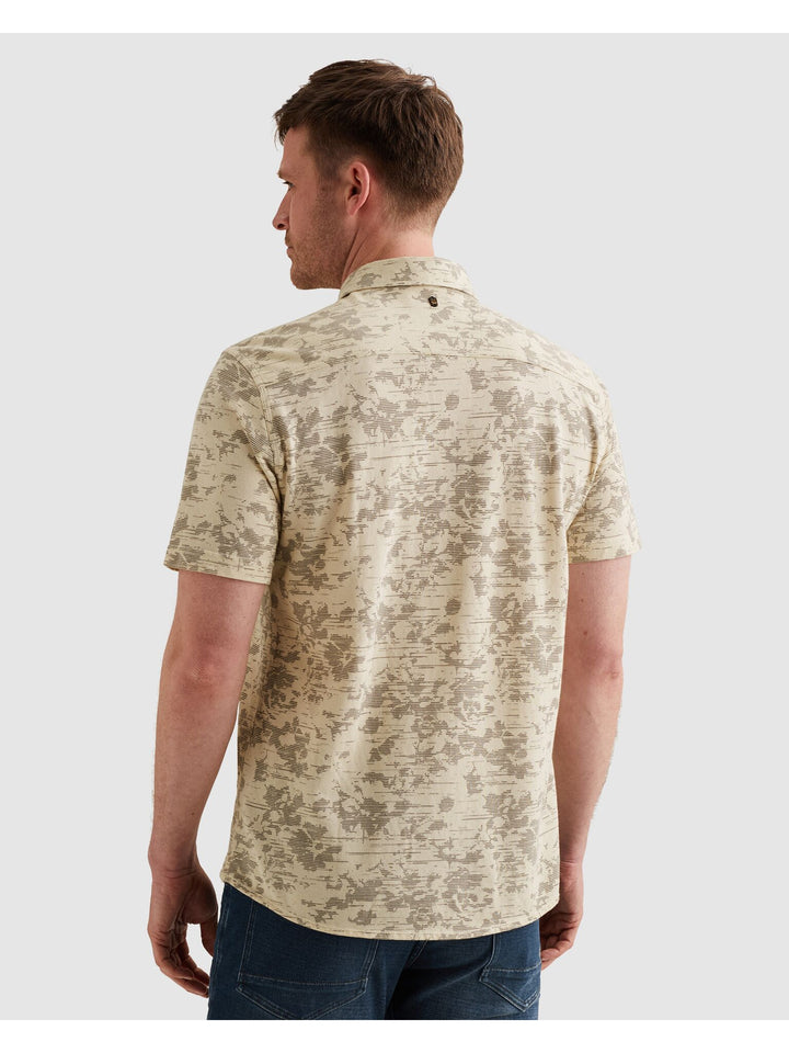 Short Sleeve Shirt Aop On Jersey P, Birch 7011 Bild 4
