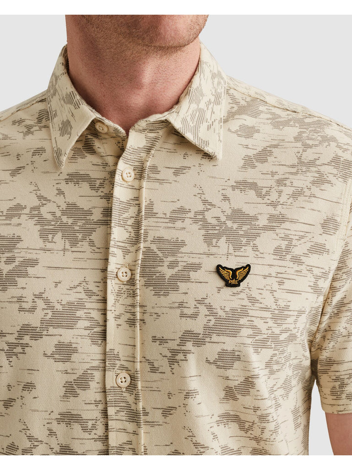 Short Sleeve Shirt Aop On Jersey P, Birch 7011 Bild 5