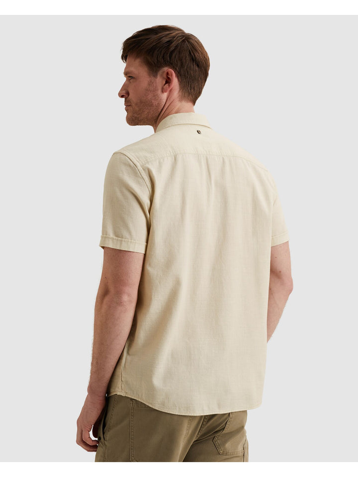 Short Sleeve Shirt Ctn Slub, Bone White 7013 Bild 5