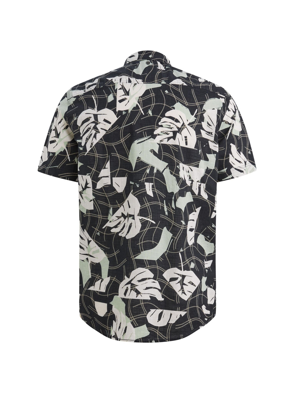 Short Sleeve Shirt Print on Cotton, Carbon 5282 Bild 2