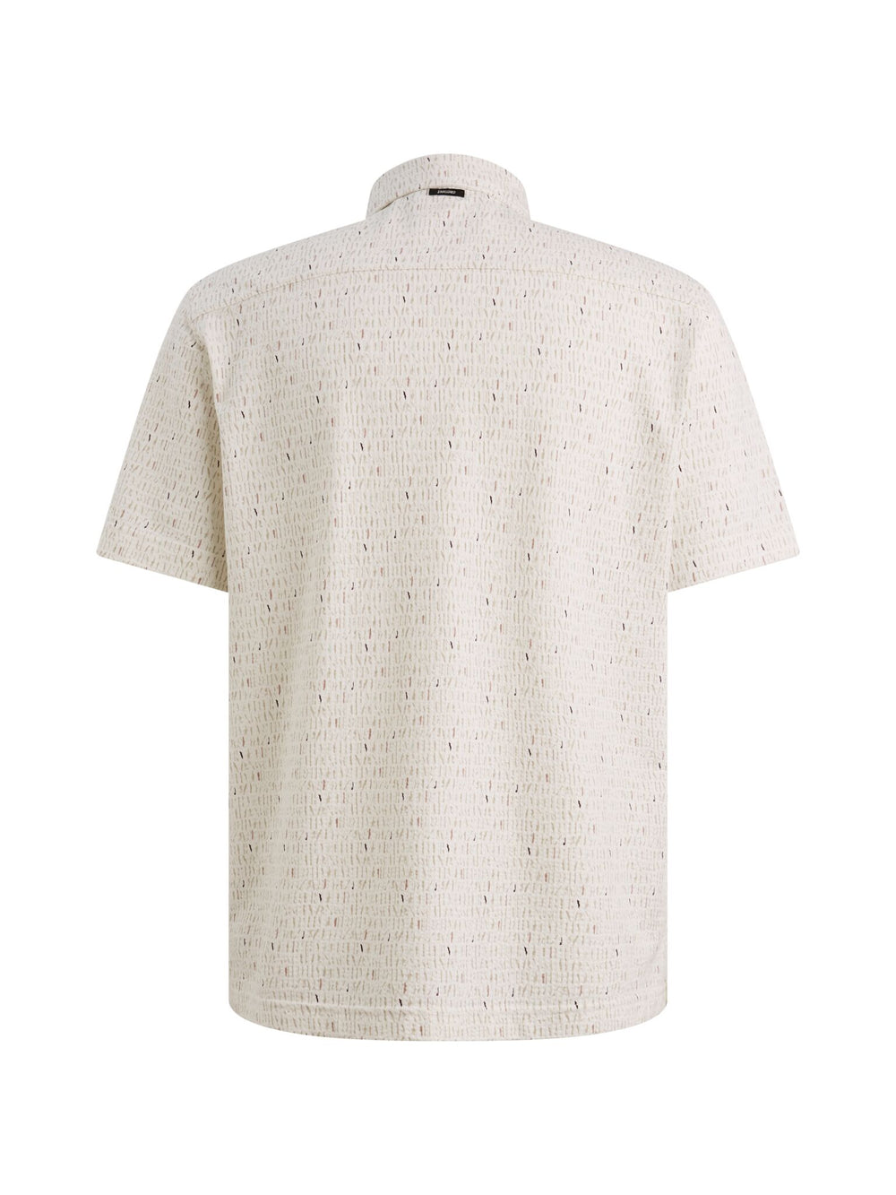 Short Sleeve Shirt Print on Seersu, Cloud Dancer 7004 Bild 2
