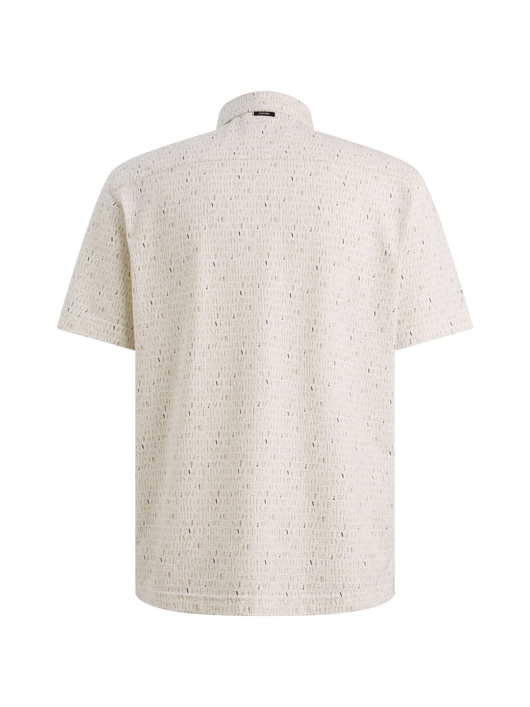 Short Sleeve Shirt Print on Seersu, Cloud Dancer 7004 Bild 2