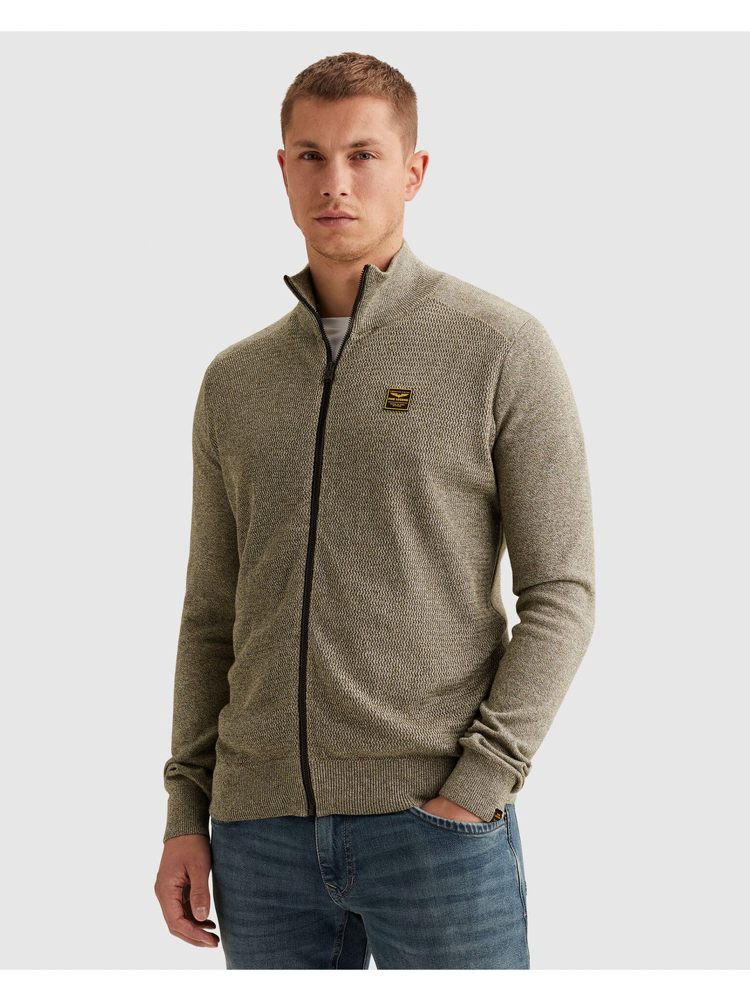 Zip jacket cotton modal, Ivy Green 6415 Bild 3