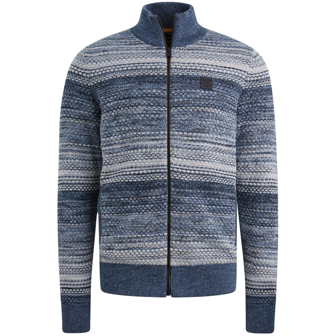 Zip jacket cotton mouline, Vintage Indigo 5301 Bild 1