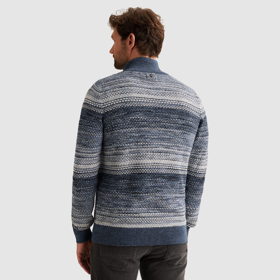 Zip jacket cotton mouline, Vintage Indigo 5301 Bild 5