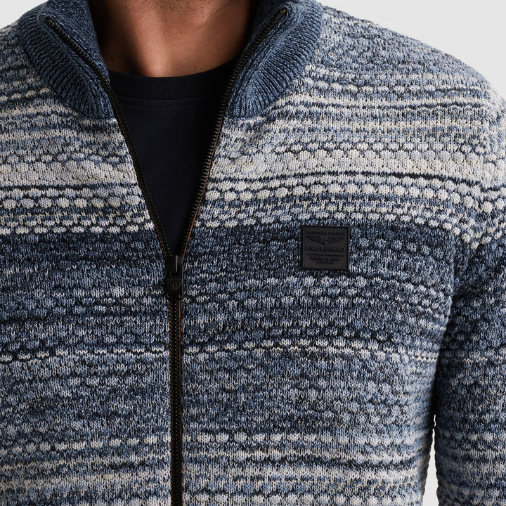 Zip jacket cotton mouline, Vintage Indigo 5301 Bild 6