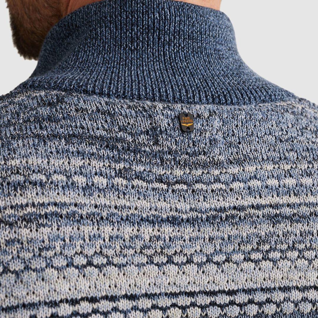 Zip jacket cotton mouline, Vintage Indigo 5301 Bild 8