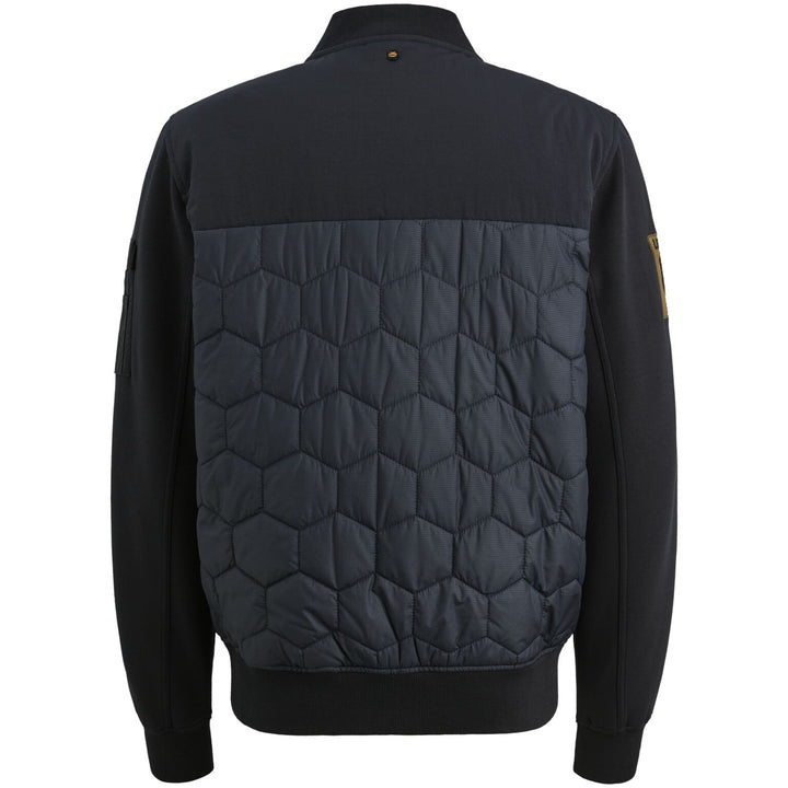 Zip jacket interlock nylon mix hyb, Carbon 5282 Bild 2