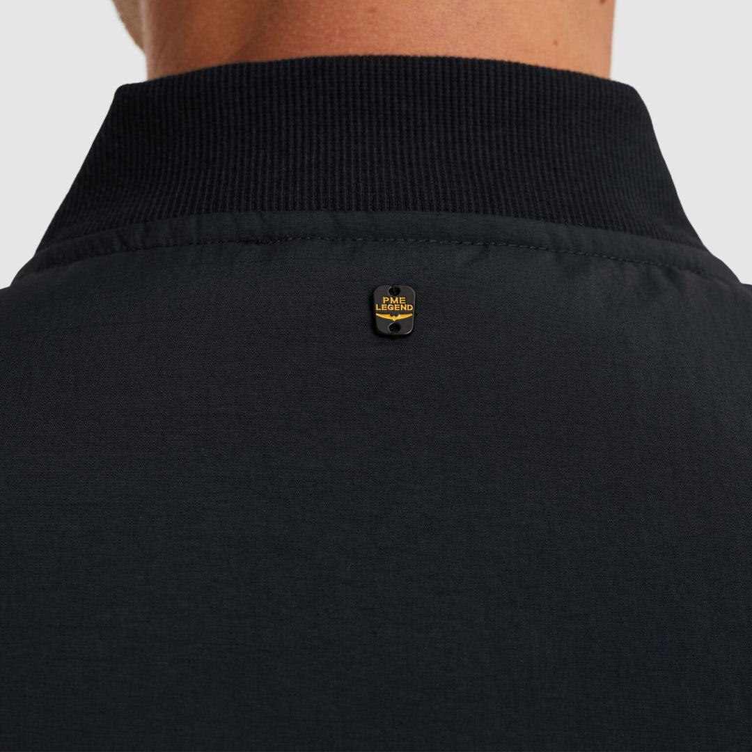 Zip jacket interlock nylon mix hyb, Carbon 5282 Bild 9