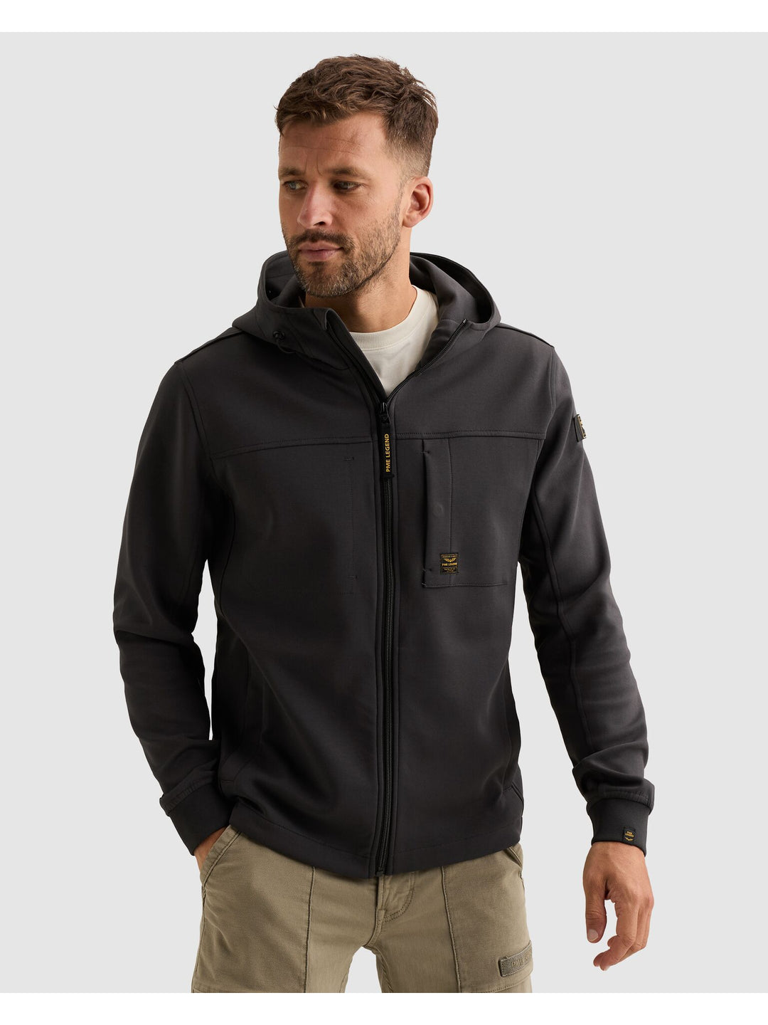 Zip jacket interlock, Obsidian 9140 Bild 3