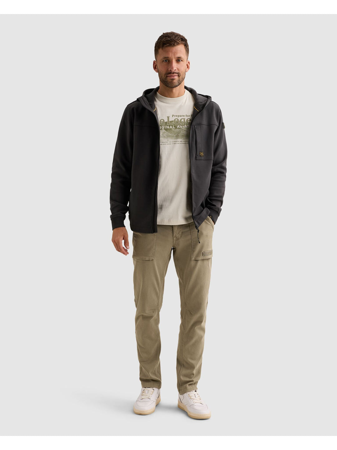Zip jacket interlock, Obsidian 9140 Bild 5