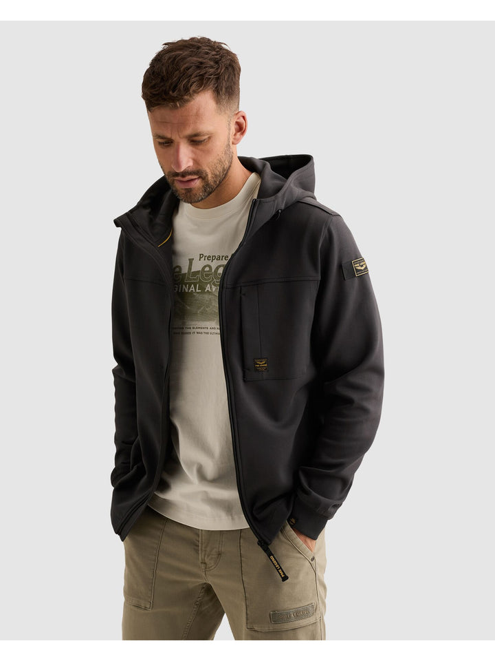 Zip jacket interlock, Obsidian 9140 Bild 6