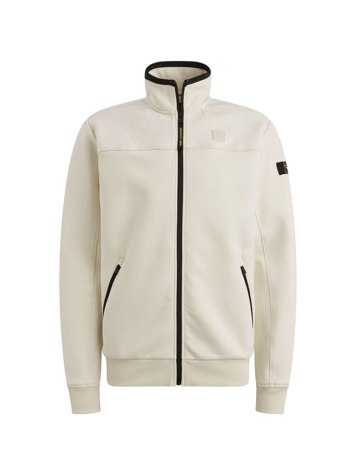 Zip jacket interlock sweat, Bone White 7013 Bild 1