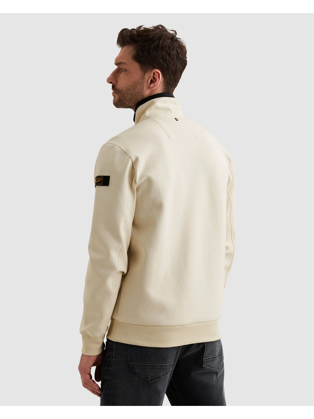 Zip jacket interlock sweat, Bone White 7013 Bild 5