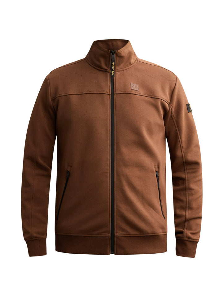 Zip jacket interlock sweat, Cappuccino 8168 Bild 1