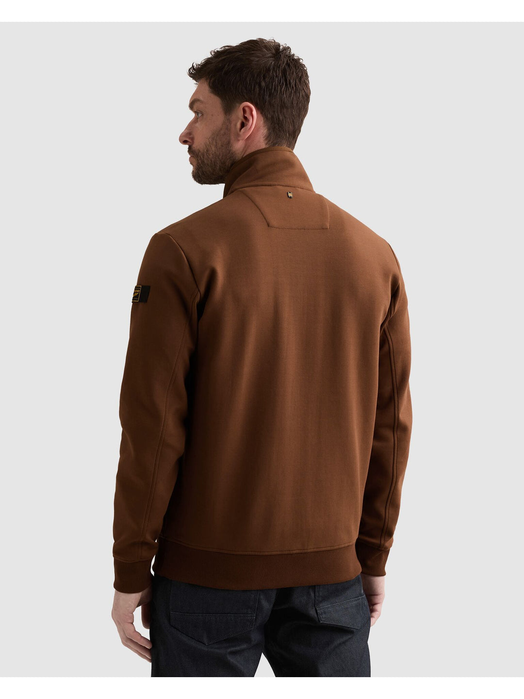 Zip jacket interlock sweat, Cappuccino 8168 Bild 4