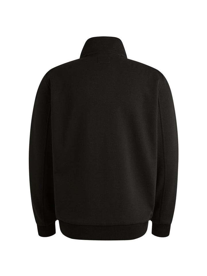 Zip jacket sherpa bonded fabricZip jacket sherpa bonded fabric, Black 999 Bild 2