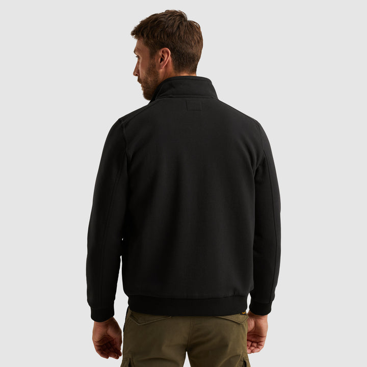 Zip jacket sherpa bonded fabricZip jacket sherpa bonded fabric, Black 999 Bild 5
