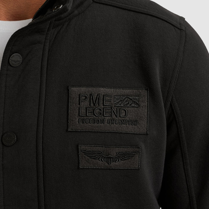 Zip jacket sherpa bonded fabricZip jacket sherpa bonded fabric, Black 999 Bild 6