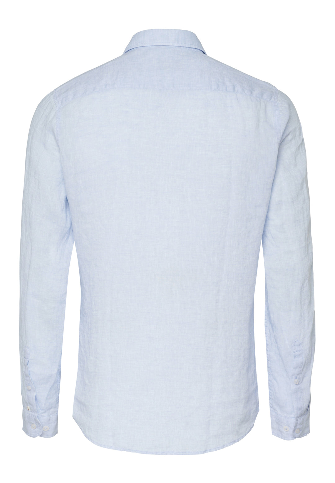 PURE- Casual Hemd Langarm, uni hellblau 102 Bild 1