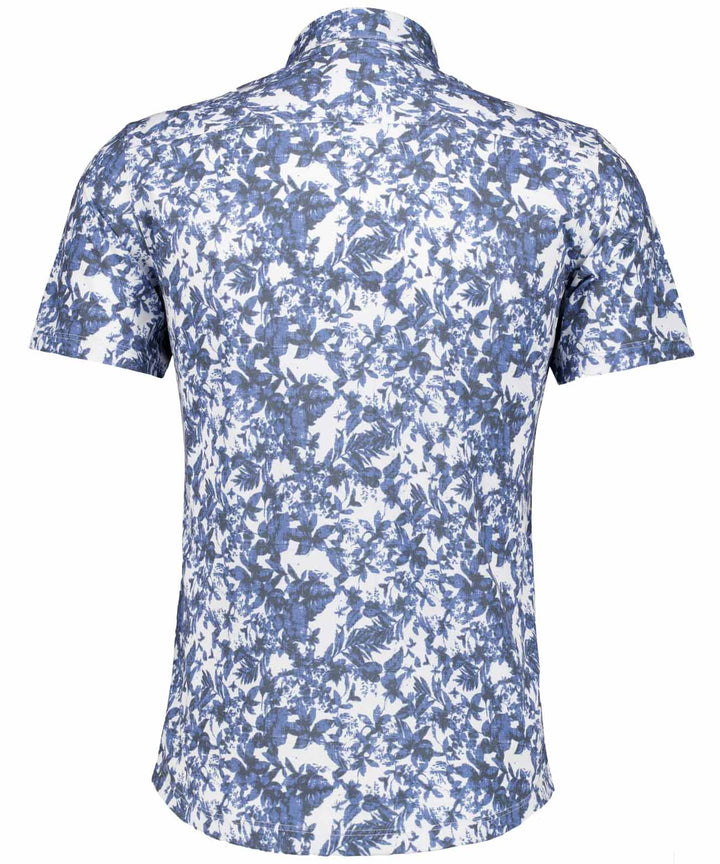 Kent collar selffabric, bmulti, BLAU MEL 701 Bild 2
