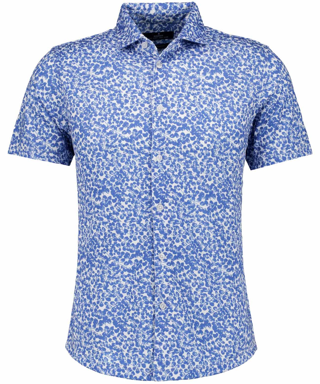 Kent collar selffabric, bmulti, MITTELBLAU 726 Bild 1