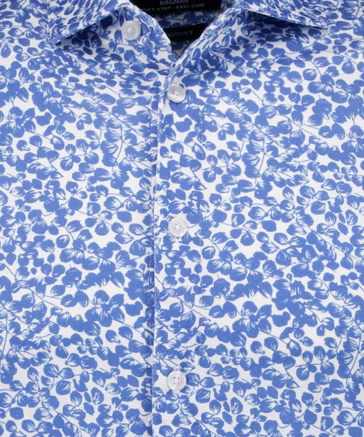 Kent collar selffabric, bmulti, MITTELBLAU 726 Bild 3