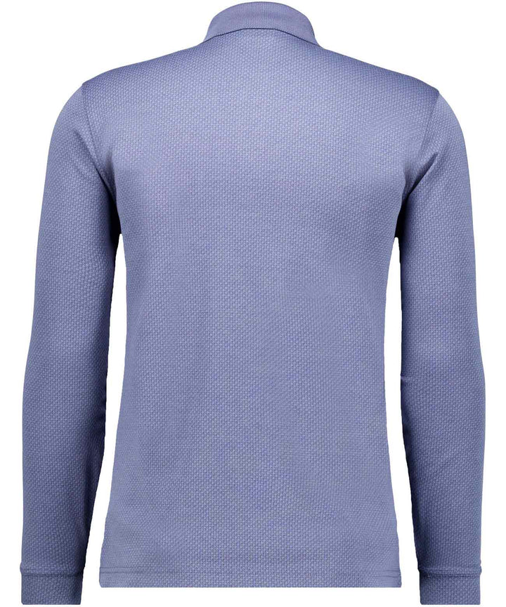 Polo button, LS, jacquard OV, JEANS 778 Bild 2