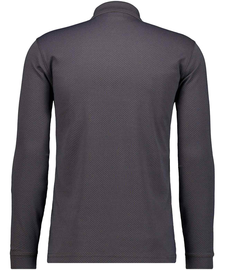 Polo button, LS, jacquard OV, BRAUN 847 Bild 2