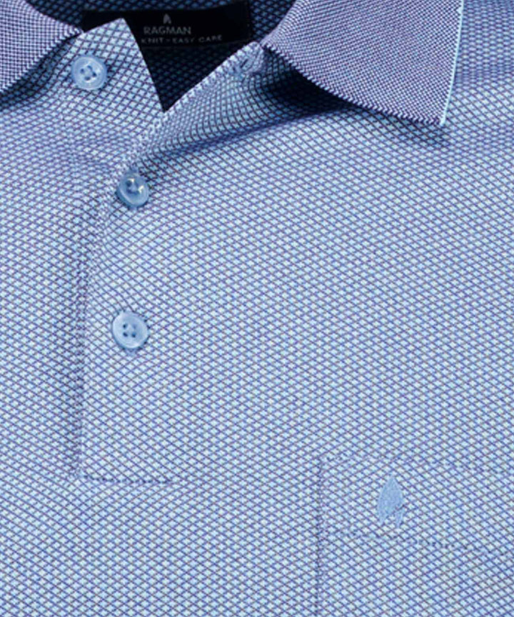 Polo LS fish net, BLAU 718 Bild 3