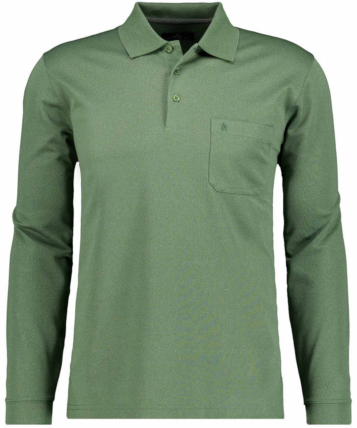 Polo LS fish net, TANNENGRUN 368 Bild 1