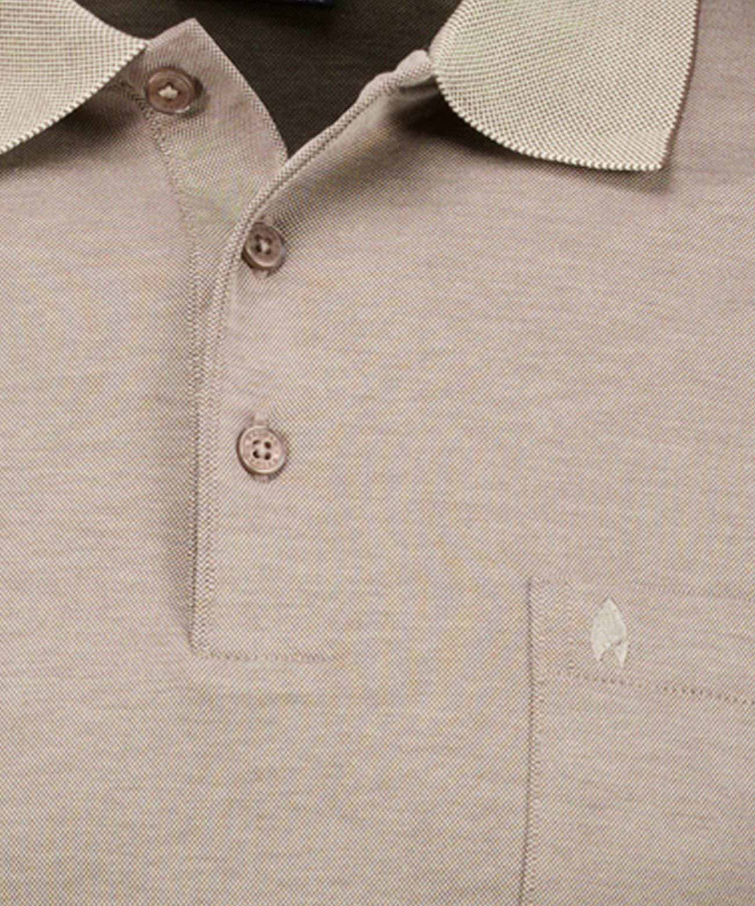Polo soft knit LS, BEIGE MEL 820 Bild 3
