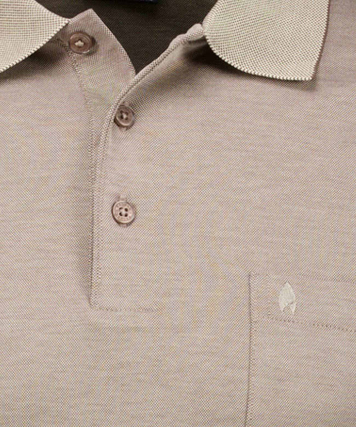 Polo soft knit LS, BEIGE MEL 820 Bild 3