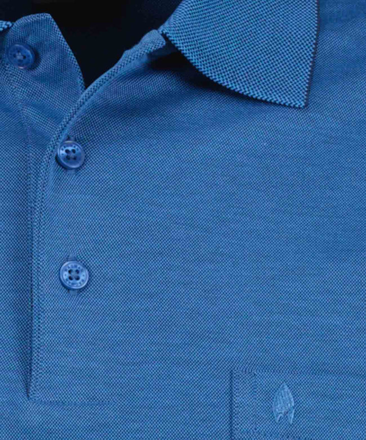 Polo soft knit LS, BLAU 765 Bild 3