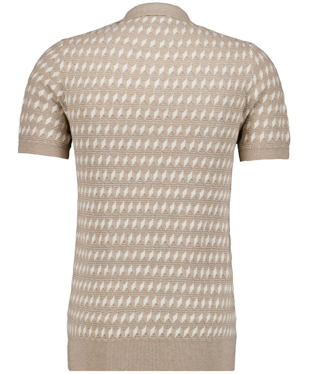 Resort collar, jacquard 2-col., SAND MELAN 869 Bild 2