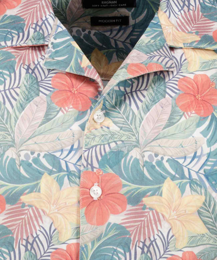 Resort collar, multi print, FLOWERS 963 Bild 3