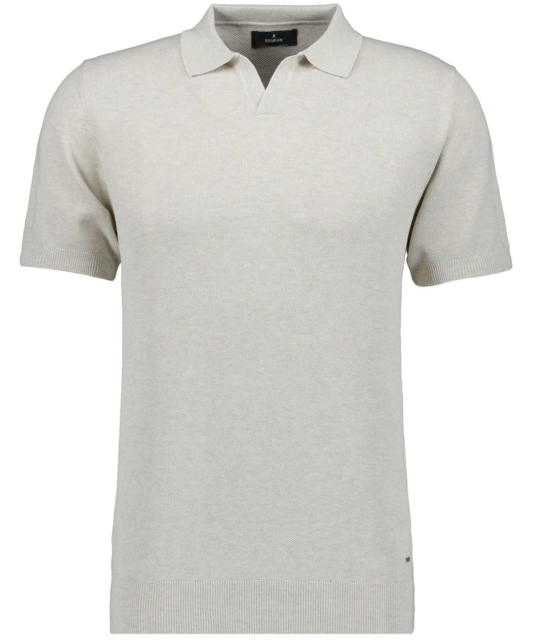 Revers collar short sleeve, ECRU 008 Bild 1