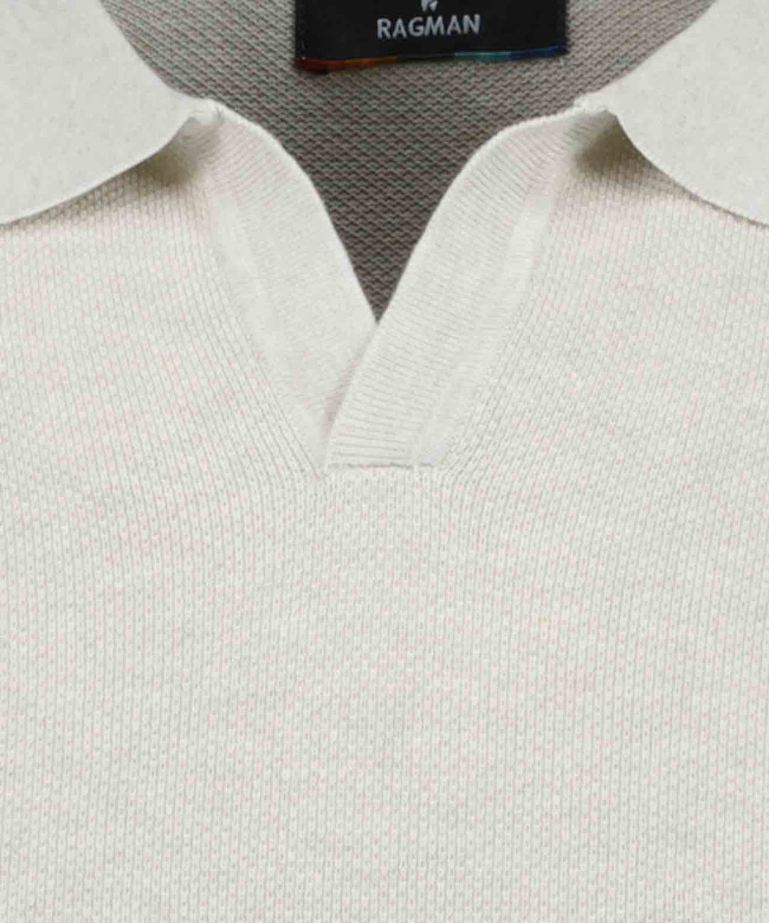 Revers collar short sleeve, ECRU 008 Bild 2