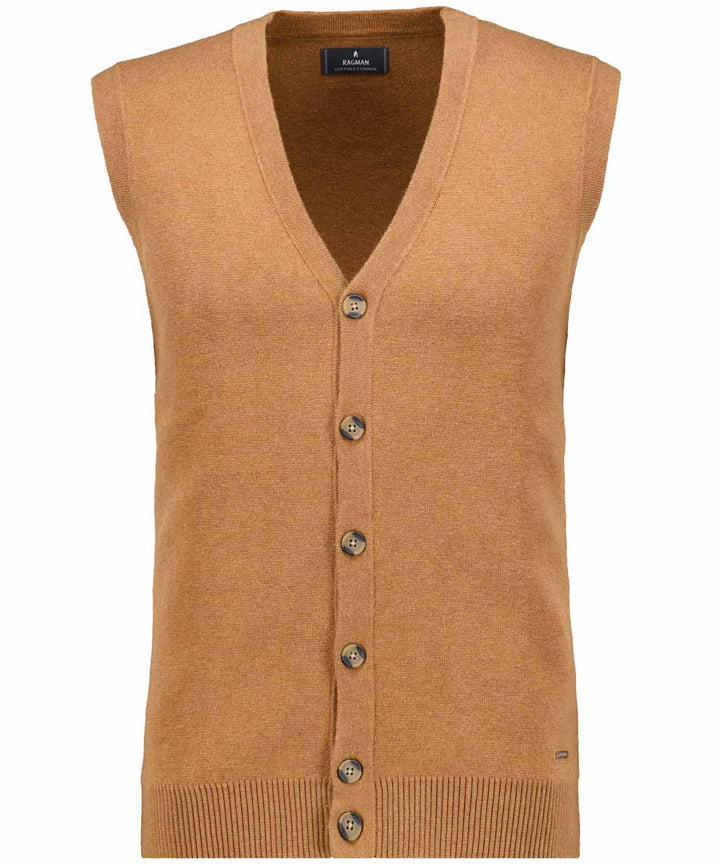 Sleeveless vest, MOKKA 089 Bild 1